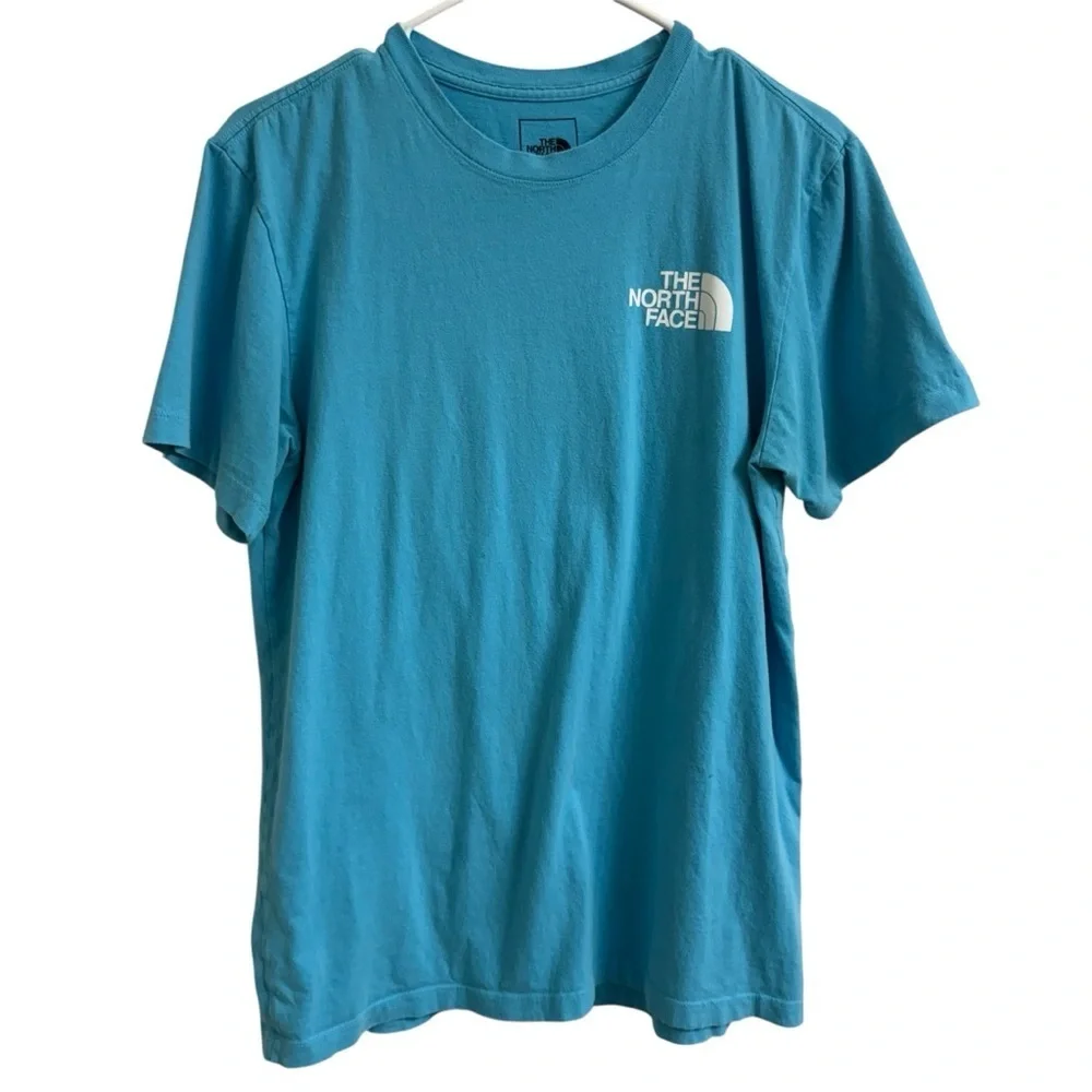 The North Face Mens Size Medium Short Sleeve Crew Neck Tee Shirt Cotton Lot of 2